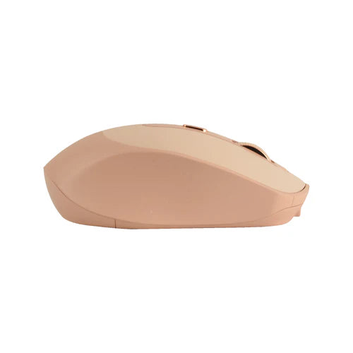 Mouse Inalambrico 1600 Dpi Optico Recargable Ergonomico Silencioso Perfect Choice Clix - Caqui