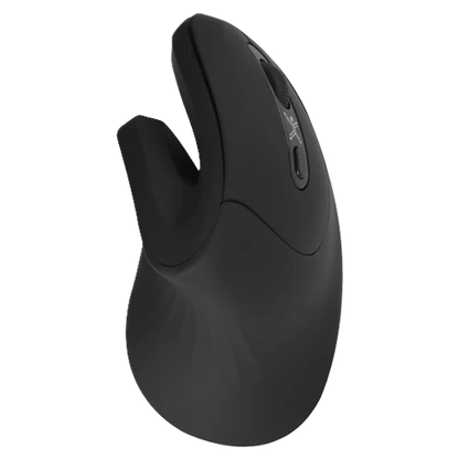 Mouse Vertical Inalambrico 800 A 1200 Dpi Silencioso Conector Usb Ergonomico Perfect Choice Snouse - Negro