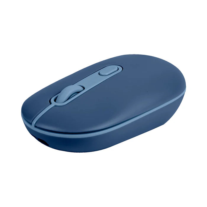 Mouse Recargable Perfect Choice 2.4ghz/bt Colori Clic Silencioso Colori Azul