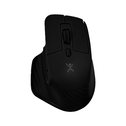 Mini Mouse Recargable Silencioso, Conexion Dual 2.4ghz+bluetooth Receptor Usb/usb-c Negro Perfect Choice