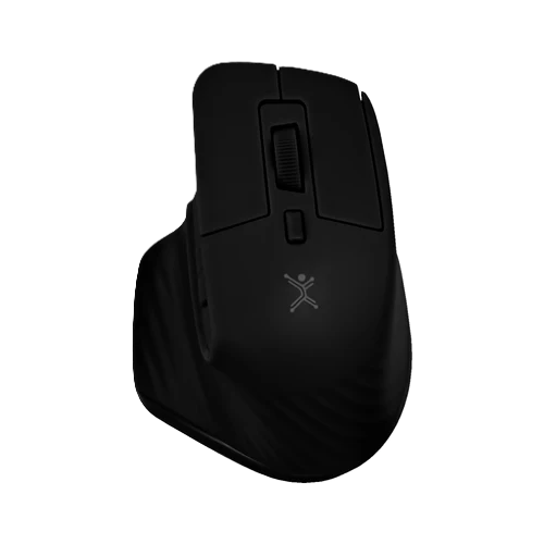 Mini Mouse Recargable Silencioso, Conexion Dual 2.4ghz+bluetooth Receptor Usb/usb-c Negro Perfect Choice