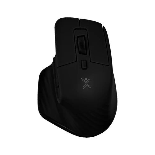 Mini Mouse Recargable Silencioso, Conexion Dual 2.4ghz+bluetooth Receptor Usb/usb-c Negro Perfect Choice