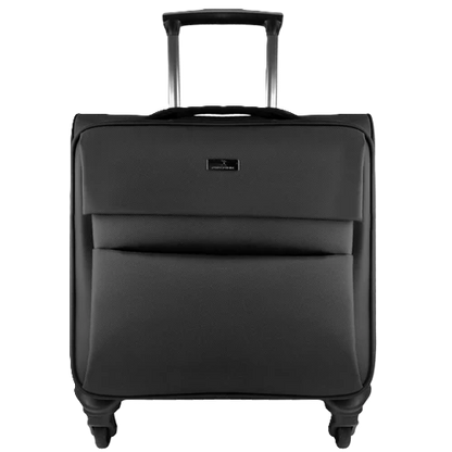 Maleta De Viaje Rotacion 360 Grados En Ruedas Con Trolley Y Compartimiento Para Laptop 15.6 Pulgadas Perfect Choice Prit - Negro