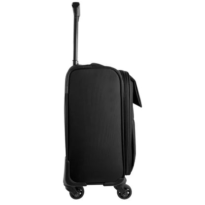 Maleta De Viaje Rotacion 360 Grados En Ruedas Con Trolley Y Compartimiento Para Laptop 15.6 Pulgadas Perfect Choice Prit - Negro
