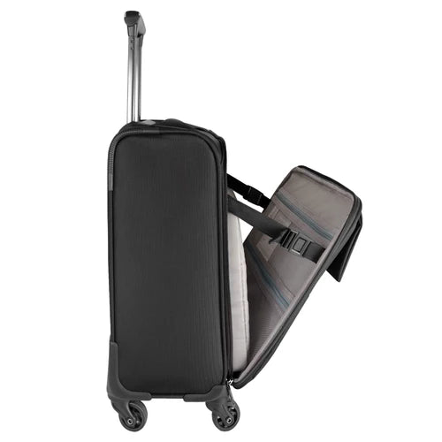 Maleta De Viaje Rotacion 360 Grados En Ruedas Con Trolley Y Compartimiento Para Laptop 15.6 Pulgadas Perfect Choice Prit - Negro