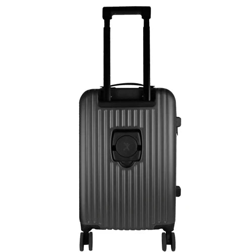 Maleta Rigida Rotacion 360 Grados En Ruedas Con Trolley Perfect Choice Airly - Gris