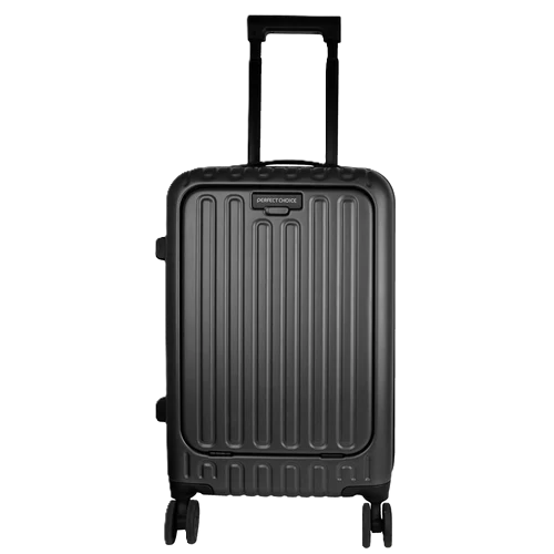 Maleta Rigida Rotacion 360 Grados En Ruedas Con Trolley Perfect Choice Airly - Gris