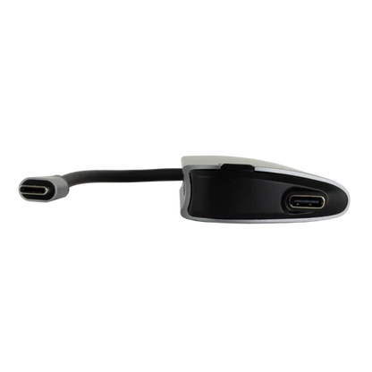 Adaptador Hub Conector Usb Tipo C Con 3 Puertos Usb A Hembra / 1 Hdmi Perfect Choice - Gris
