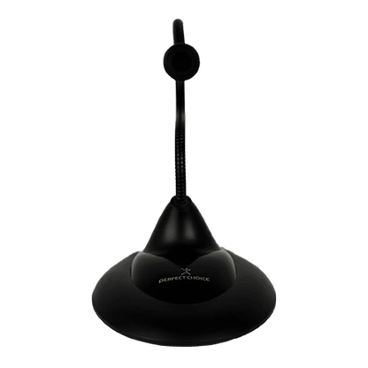 Microfono De Escritorio Con Cuello Flexible 3.5mm Perfect Choice Negro