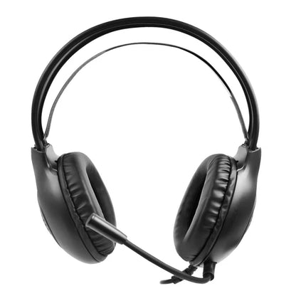 Audifonos Diadema Alambricos Con Microfono Flexible Para Streaming 3.5mm Trrs Perfect Choice Stream Pro - Negro