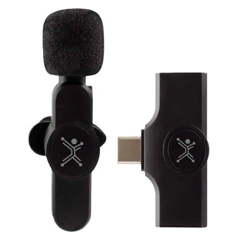Microfono Inalambrico Para Streaming Fidelity Perfect Choice Negro