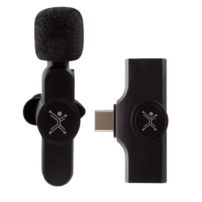 Microfono Inalambrico Para Streaming Fidelity Perfect Choice Negro