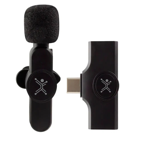 Microfono Inalambrico Para Streaming Fidelity Perfect Choice Negro