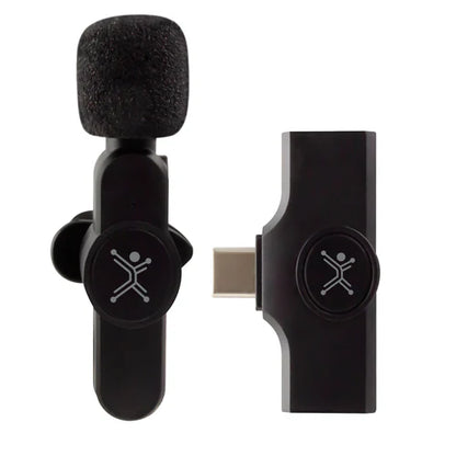 Microfono Inalambrico Para Streaming Fidelity Perfect Choice Negro