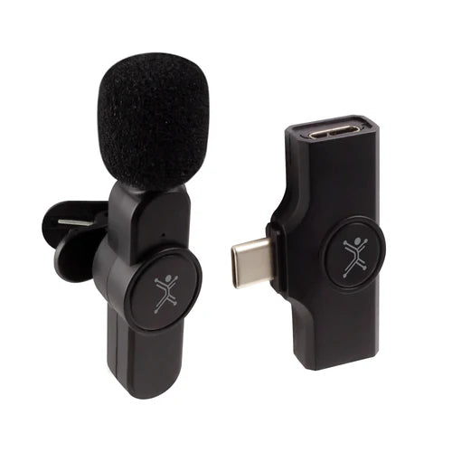 Microfono Inalambrico Para Streaming Fidelity Perfect Choice Negro