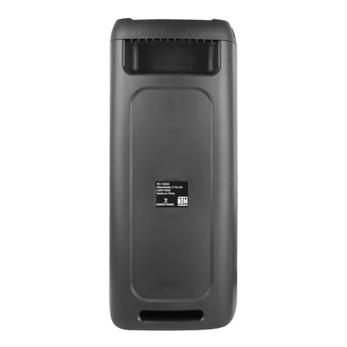 Bocina Inalambrica Bluetooth Portatil Con Microfono Recargable Luz Rgb Doble Bocina 4 Pulgadas Perfect Choice Festa Ultimate - Negro