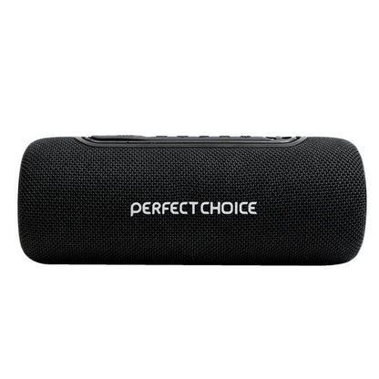 Bocina Portatil Inalambrica 20w Lumino Negra Perfec Choice
