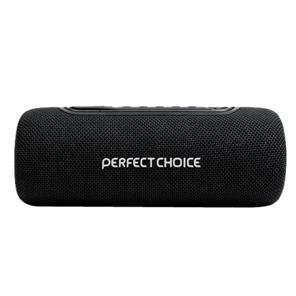 Bocina Portatil Inalambrica 20w Lumino Negra Perfec Choice