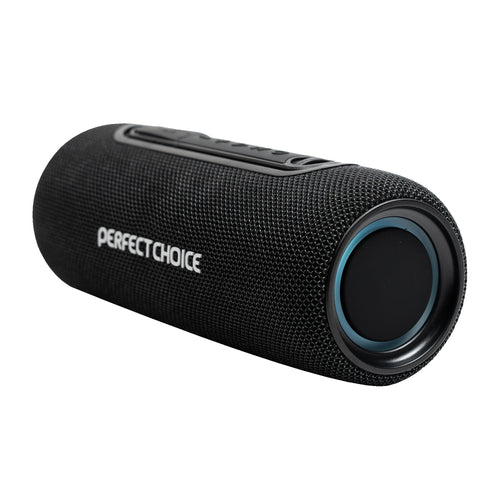 Bocina Portatil Inalambrica 20w Lumino Negra Perfec Choice