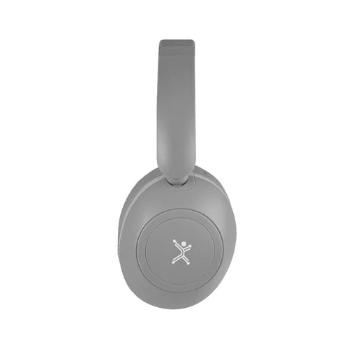 Audifonos On-ear Inalambricos Plegables Manos Libres Con Bt Perfect Choice Soundia - Gris