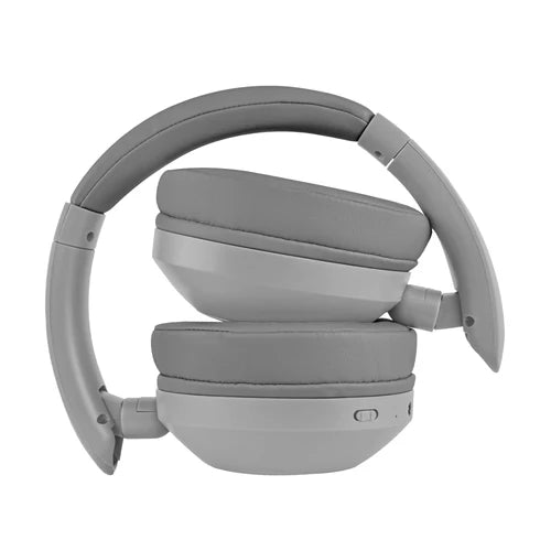 Audifonos On-ear Inalambricos Plegables Manos Libres Con Bt Perfect Choice Soundia - Gris