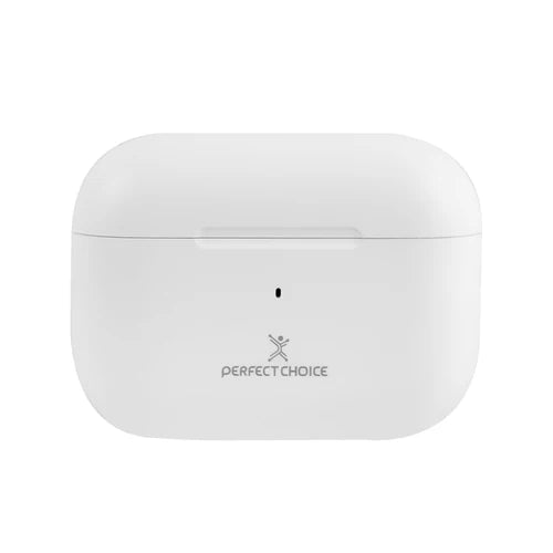 Audifonos Perfect Choice Tws Enc Con Carga Inalambrica Nesh Blanco