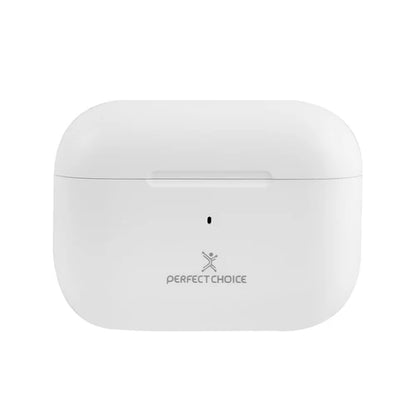Audifonos Perfect Choice Tws Enc Con Carga Inalambrica Nesh Blanco