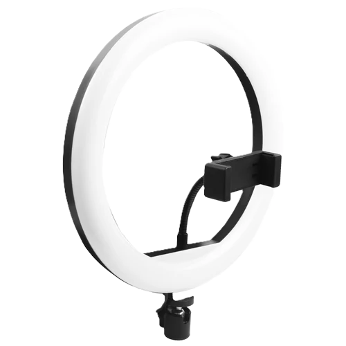 Aro De Luz 10 Para Streaming Lumeria, Base Expandible Y Tripie Hasta 1.60mts. Perfect Choice