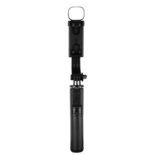 Baston Tripie Plegable Con Luz Led, Selfie Stick Selfix Con Lampara. Bluetooth Perfect Choice