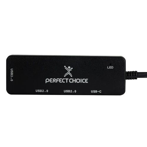 Hub Usb Tipo C - 3 Puertos Usb-a 1 Puerto Usb-c Perfect Choice