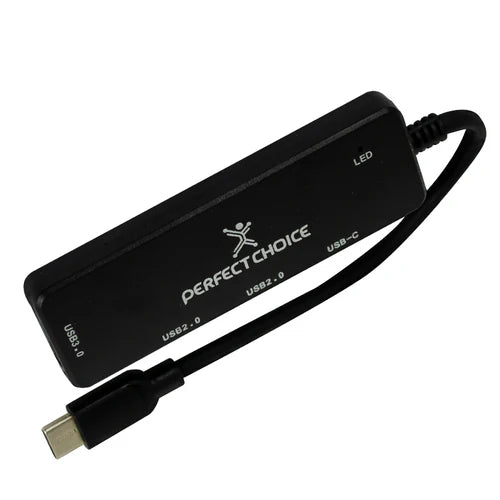 Hub Usb Tipo C - 3 Puertos Usb-a 1 Puerto Usb-c Perfect Choice