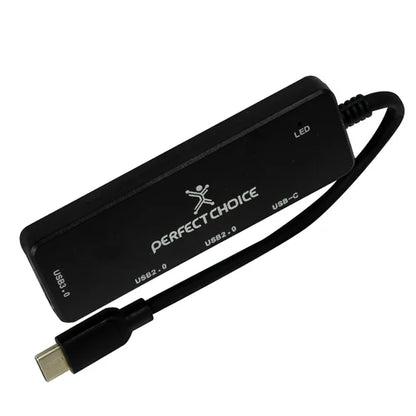 Hub Usb Tipo C - 3 Puertos Usb-a 1 Puerto Usb-c Perfect Choice