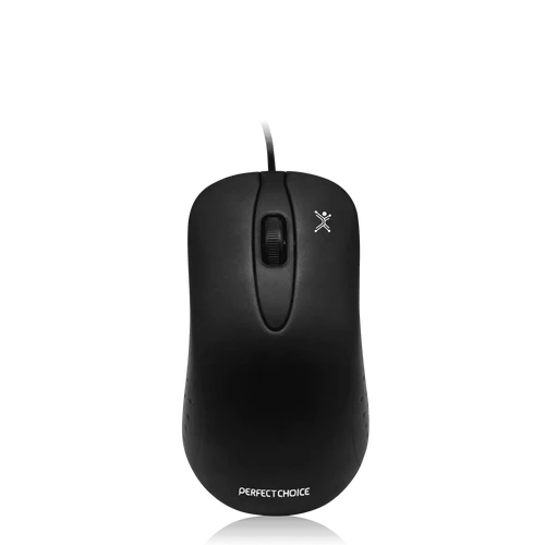 Kit Teclado / Mouse / Diadema Con Microfono Integrado Alambricos Conector Usb / 3.5mm Perfect Choice - Negro