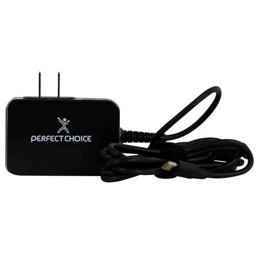 Adaptador Cargador De Corriente Con Cable 1.8 Metros De 65w Usb-c Perfect Choice - Negro