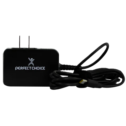 Adaptador Cargador De Corriente Con Cable 1.8 Metros De 65w Usb-c Perfect Choice - Negro