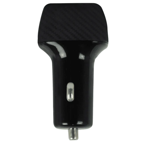 Adaptador De Corriente Para Auto Usb Y Tipo C Perfect Choice Negro