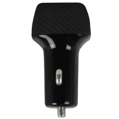 Adaptador De Corriente Para Auto Usb Y Tipo C Perfect Choice Negro
