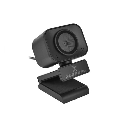 Camara Web Usb 2k, 5 Megapixeles Autofocus, Microfono Integrado Con Cancelacion De Ruido, Rotacion 360 Perfect Choice