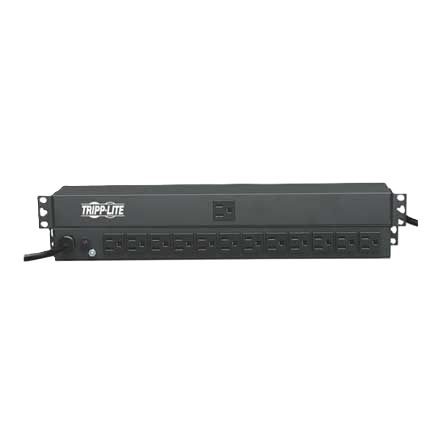 Pdu Tripp-lite Basico Monofasico De 1.8 Kw, 120v, 13 Contactos Nema 5-15-r, Entrada Clavija Nema 5-15-p, Cable 4.57m 15 Pies, 1u De Rack.