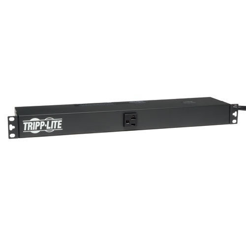 Pdu P/rack Tripp-lite  Pdu1220  Monofasico Basico 120v,20a, Instalacion Horizontal En 1u De Rack,13 Tomacorrientes Nema 5- 15/20r12, Nema 5-20p Con Cable De  4.57 M.