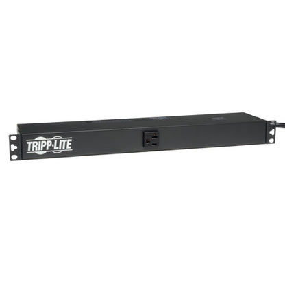 Pdu P/rack Tripp-lite  Pdu1220  Monofasico Basico 120v,20a, Instalacion Horizontal En 1u De Rack,13 Tomacorrientes Nema 5- 15/20r12, Nema 5-20p Con Cable De  4.57 M.
