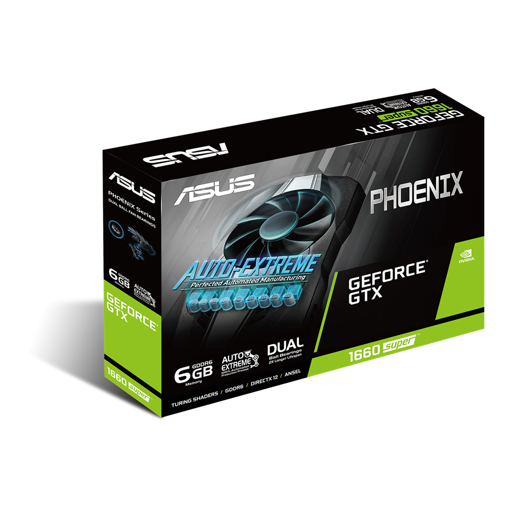 Tarjeta De Video Asus Nvidia Gtx1660s /pcie X16 3.0 /6gb Ddr6 /hdmi /dp /dvi /estandar /gama Basica