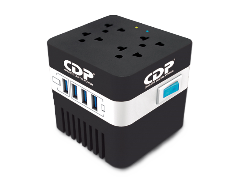 Regulador De Voltaje Cdp De 600va/300w 4 Cont