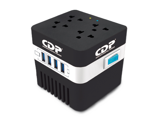 Regulador De Voltaje Cdp De 600va/300w 4 Cont