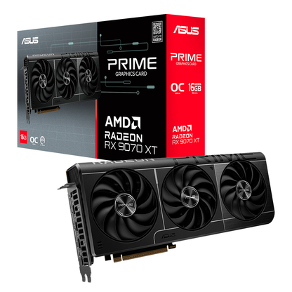 Tarjeta De Video Asus Radeon Rx9070xt /pcie X16 5.0 /16gb Gddr6 /hdmi /3xdp /estandar /gama Alta