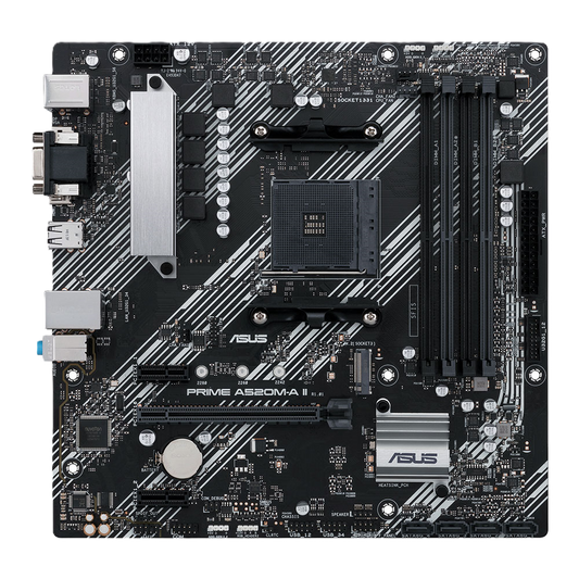 Mb Asus A520 Amd S-am4 5a Gen/4x Ddr4 2800/dp/hdmi/d-sub/m.2/4x Usb3.2/micro Atx/gama Basica/csm
