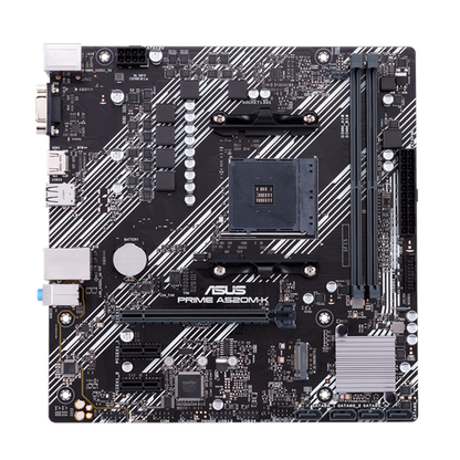 Mb Asus A520 Amd S-am4 5a Gen /2x Ddr4 3200 /hdmi 2.1 /m.2 /4x Usb3.2 /micro Atx /gama Basica