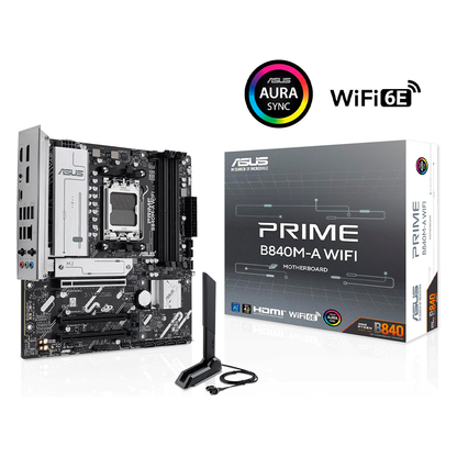 Mb Asus B840 Amd S-am5 9a Gen /4x Ddr5 7600 /hdmi /2x Dp /2x Usb 3.2 /micro Atx /gama Media