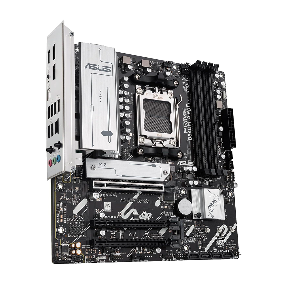 Mb Asus B840 Amd S-am5 9a Gen /4x Ddr5 7600 /hdmi /2x Dp /2x Usb 3.2 /micro Atx /gama Media