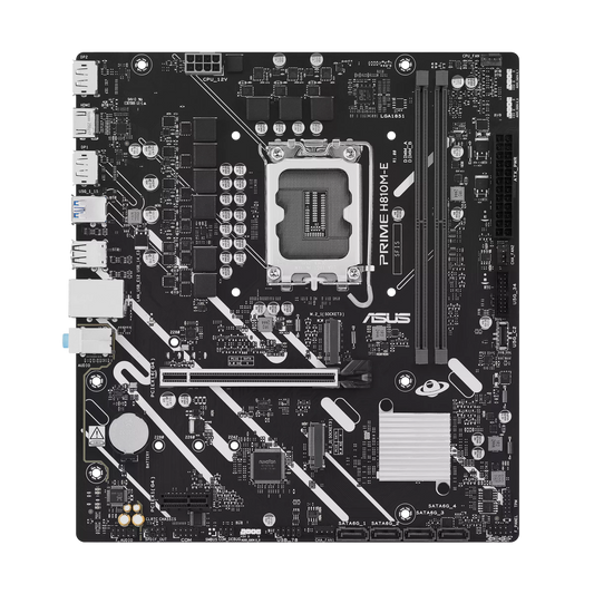 Mb Asus H810 Intel S-1851 Serie 2 /2x Ddr5 6400 /hdmi /2x Dp /2x M.2 /2x Usb 3.2 /micro Atx /gama Basica